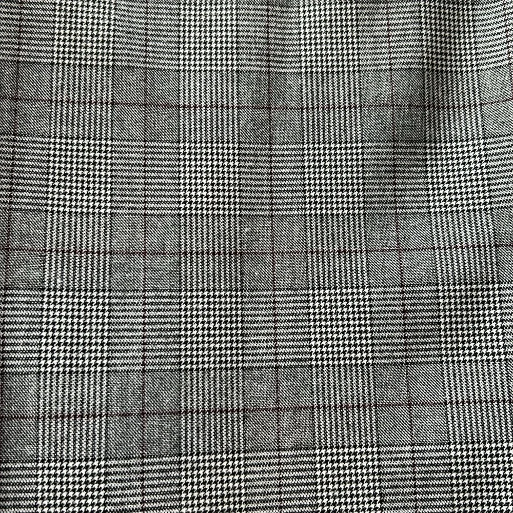NWOT Zara Gray Plaid cropped pants - Picture 8 of 8